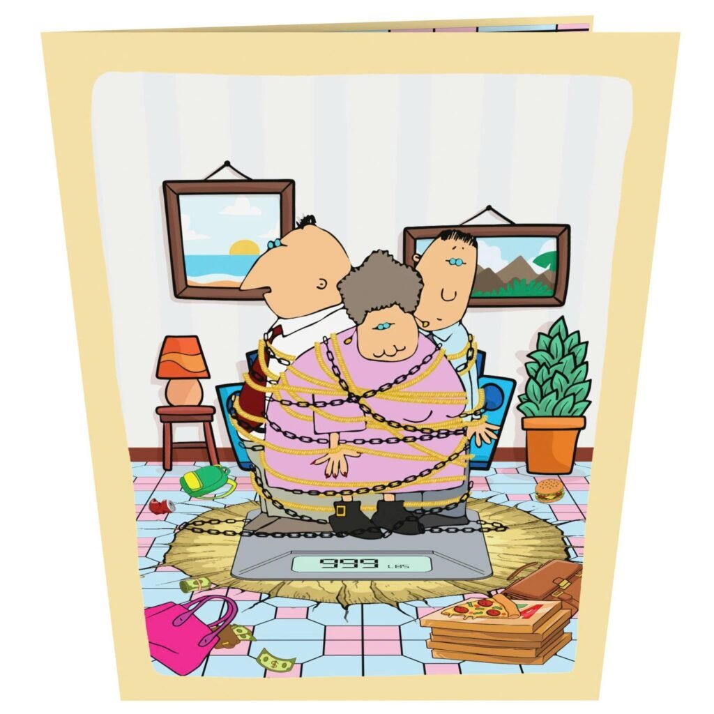 All Tied Up 3D Pop Up Card