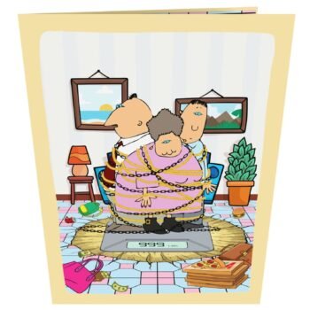 All Tied Up 3D Pop Up Card