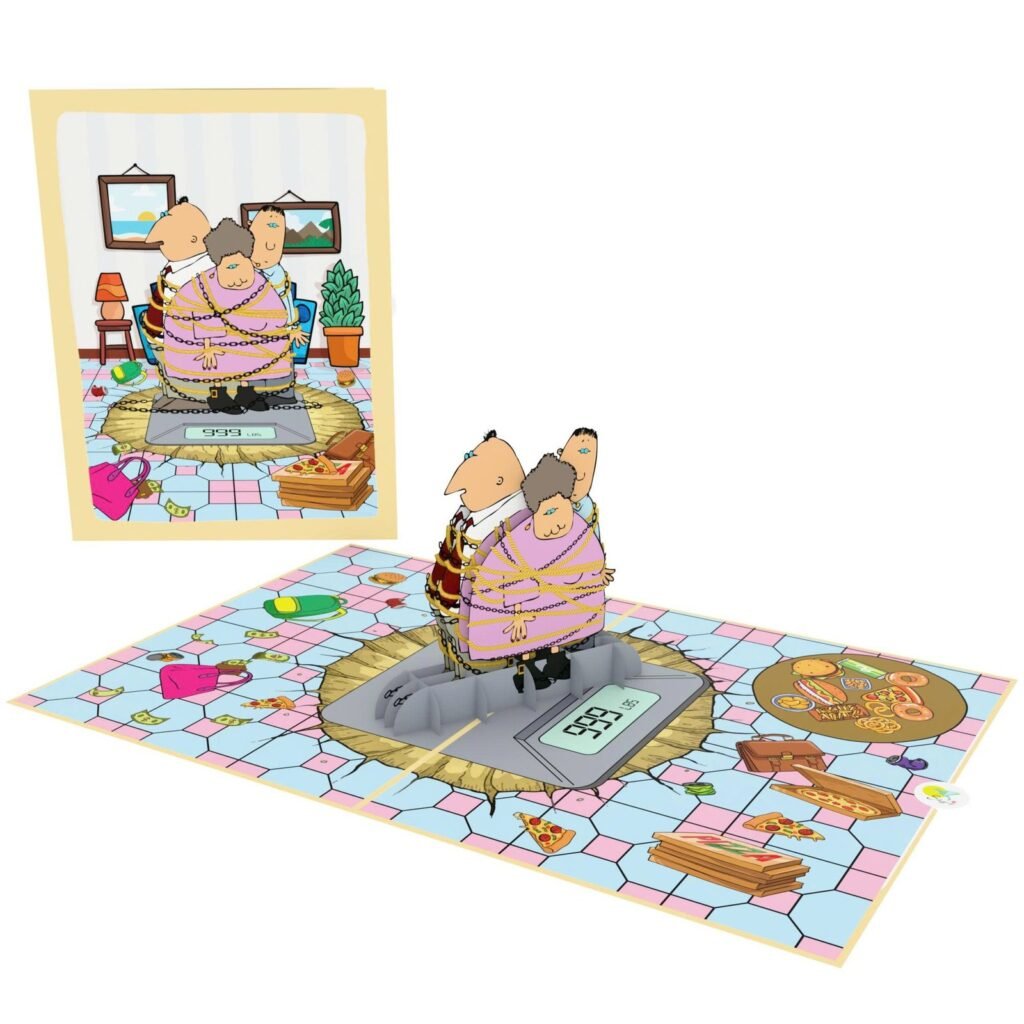 All Tied Up 3D Pop Up Card