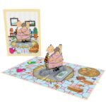 All Tied Up 3D Pop Up Card