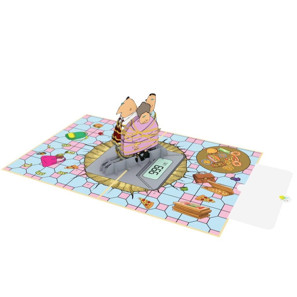 All Tied Up 3D Pop Up Card