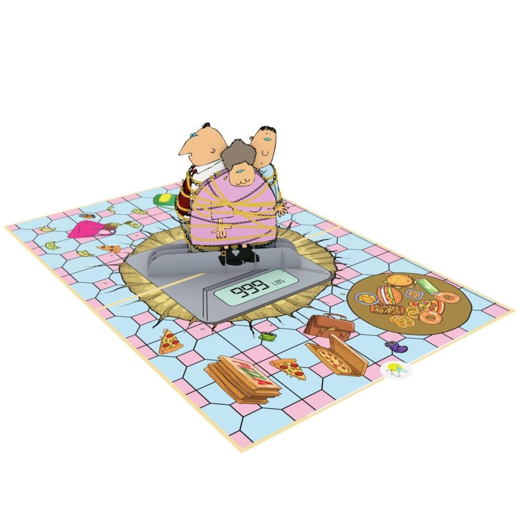 All Tied Up 3D Pop Up Card