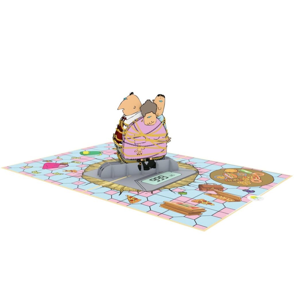 All Tied Up 3D Pop Up Card