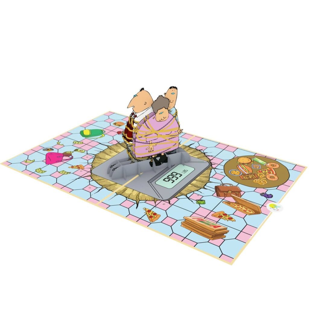 All Tied Up 3D Pop Up Card