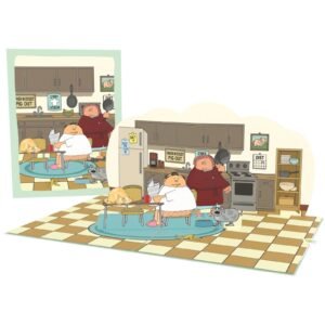 Angry Wife 3D Pop Up Card