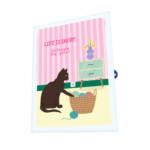 Black Cat Greeting Card