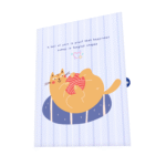 Cat Love Yarn Greeting Card