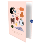 Cat with Yarn Greeting Card