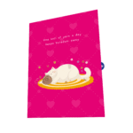 Cozy Cat Greeting Card