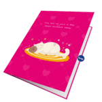 Cozy Cat Greeting Card
