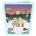 dancing couple 3d pop up card (1)