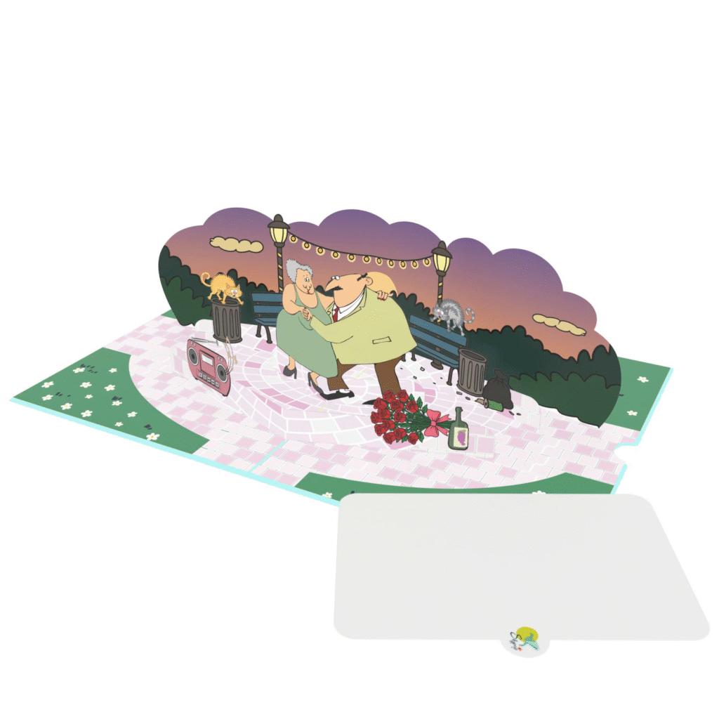 Dancing Couple 3D Pop Up Card
