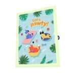 Dog Pool Summer Greeting Card