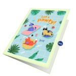 Dog Pool Summer Greeting Card