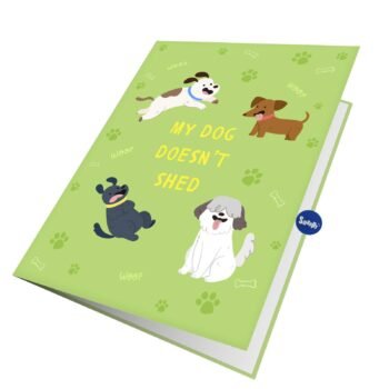 Dog Sheds Greeting Card