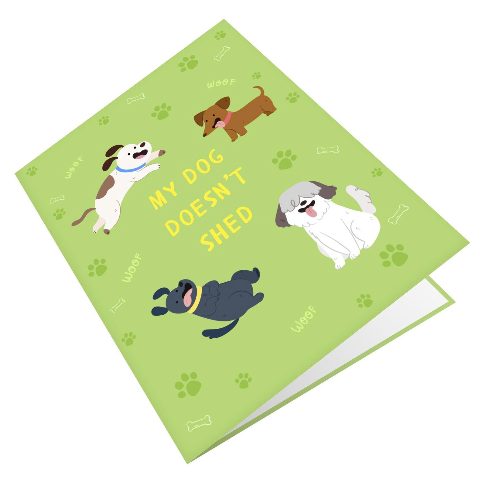 Dog Sheds Greeting Card Dog Sheds Greeting Card