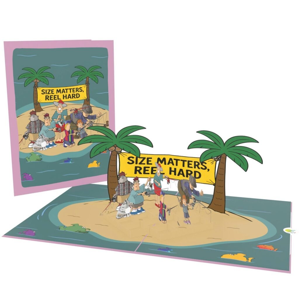 Fishermen 3D Pop Up Card