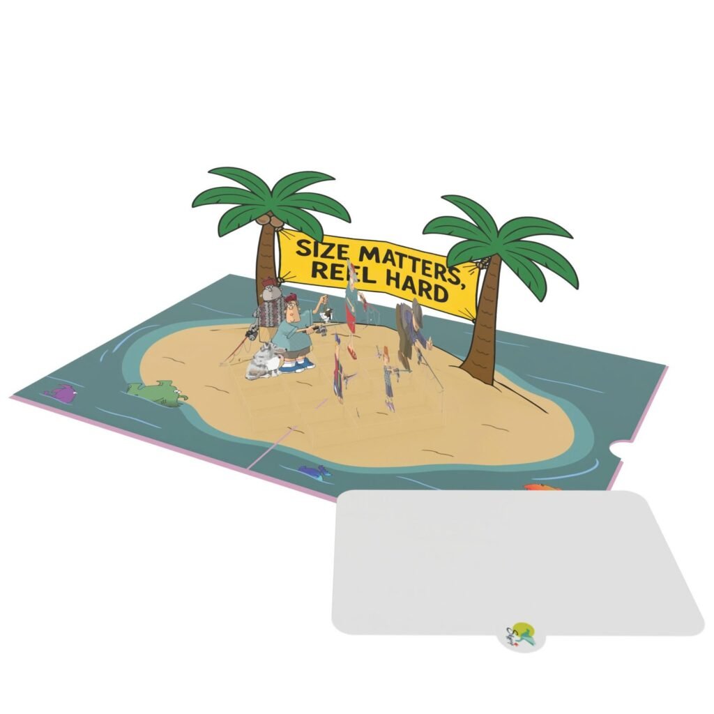 Fishermen 3D Pop Up Card