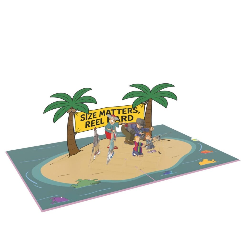 Fishermen 3D Pop Up Card