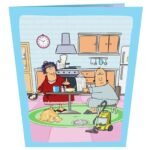 Fucking Breakfast 3D Pop Up Card