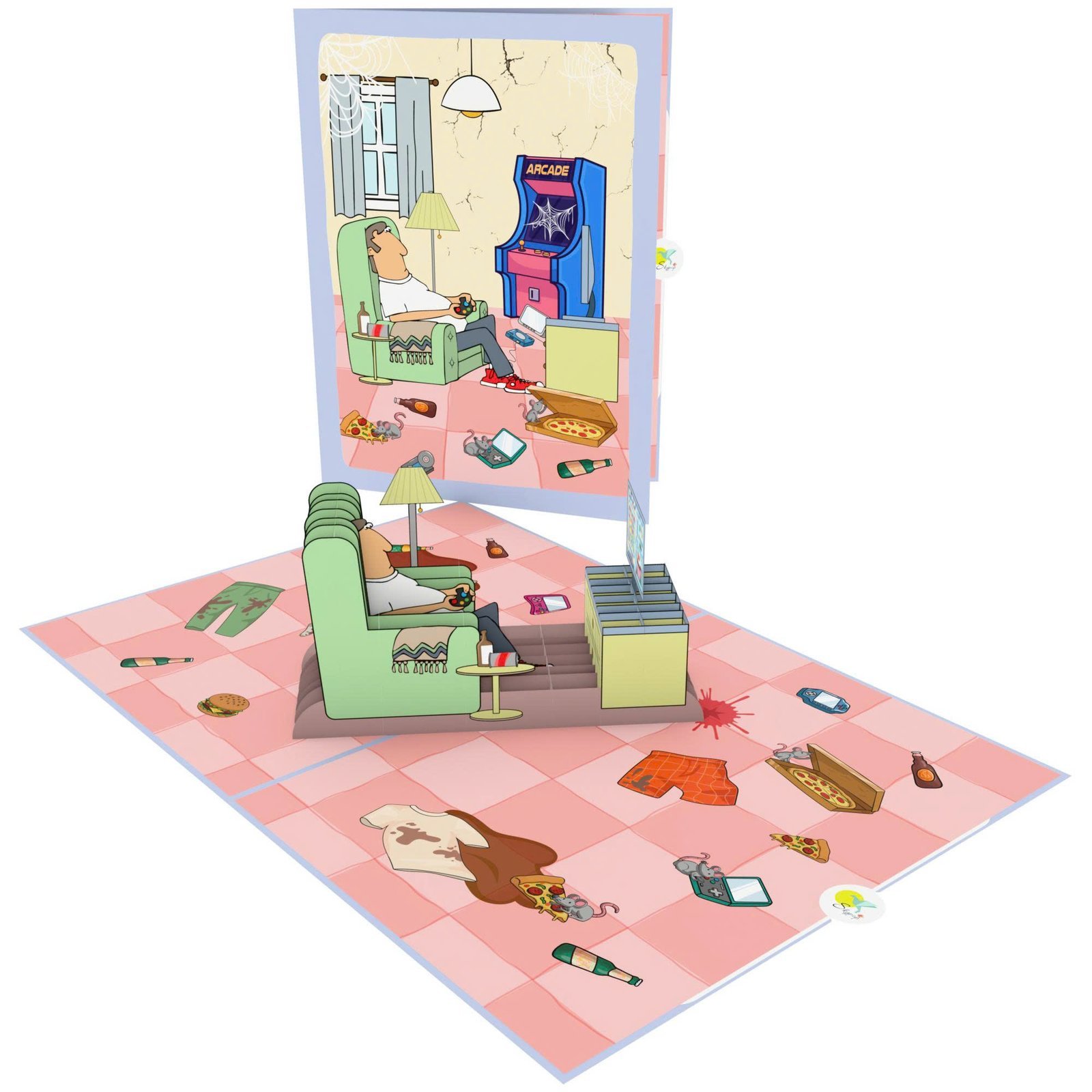 Chick Magnet 3D Pop Up Card – A Hilariously Charming Burst of Confidence