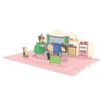 Injection Nurse 3D Pop Up Card