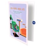 Less People More Cats Greeting Card