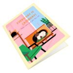 Lovely Cat Corner Greeting Card