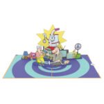 Money Vacuum 3D Pop Up Card