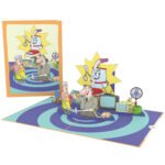 Money Vacuum 3D Pop Up Card