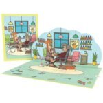 Nail Woman 3D Pop Up Card