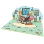 Nail Woman 3D Pop Up Card