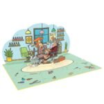 Nail Woman 3D Pop Up Card