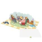 Old Folks Rocking 3D Pop Up Card