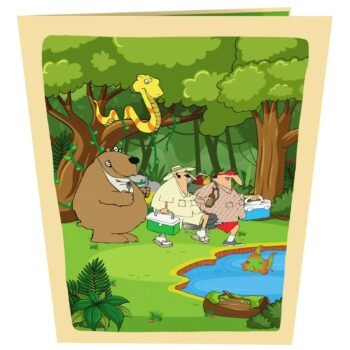 Picnic With Friends 3D Pop Up Card