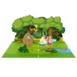 Picnic With Friends 3D Pop Up Card