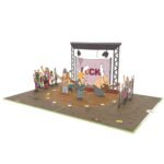 Rock Band 3D Pop Up Card