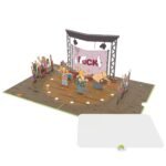 Rock Band 3D Pop Up Card
