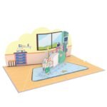 Sick Patient 3D Pop Up Card