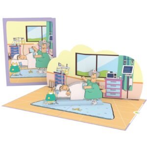 Sick Patient 3D Pop Up Card