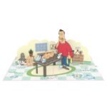 Stinky Diaper 3D Pop Up Card