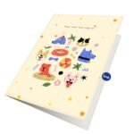 Summer Dog Iconic Greeting Card