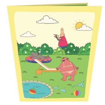 Thong Burn Man 3D Pop Up Card