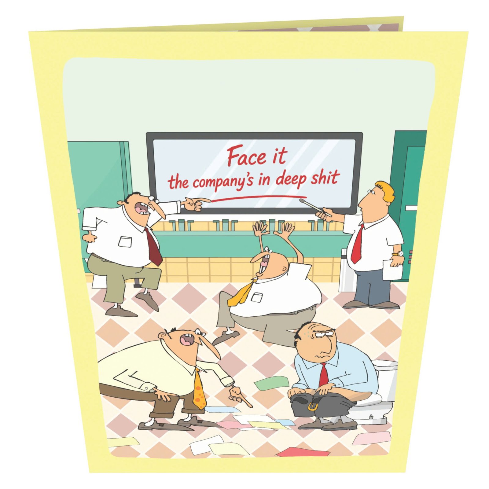 Toilet Man 3D Pop Up Card Toilet Man 3D Pop Up Card
