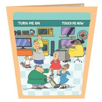 Vacuum Man 3D Pop Up Card