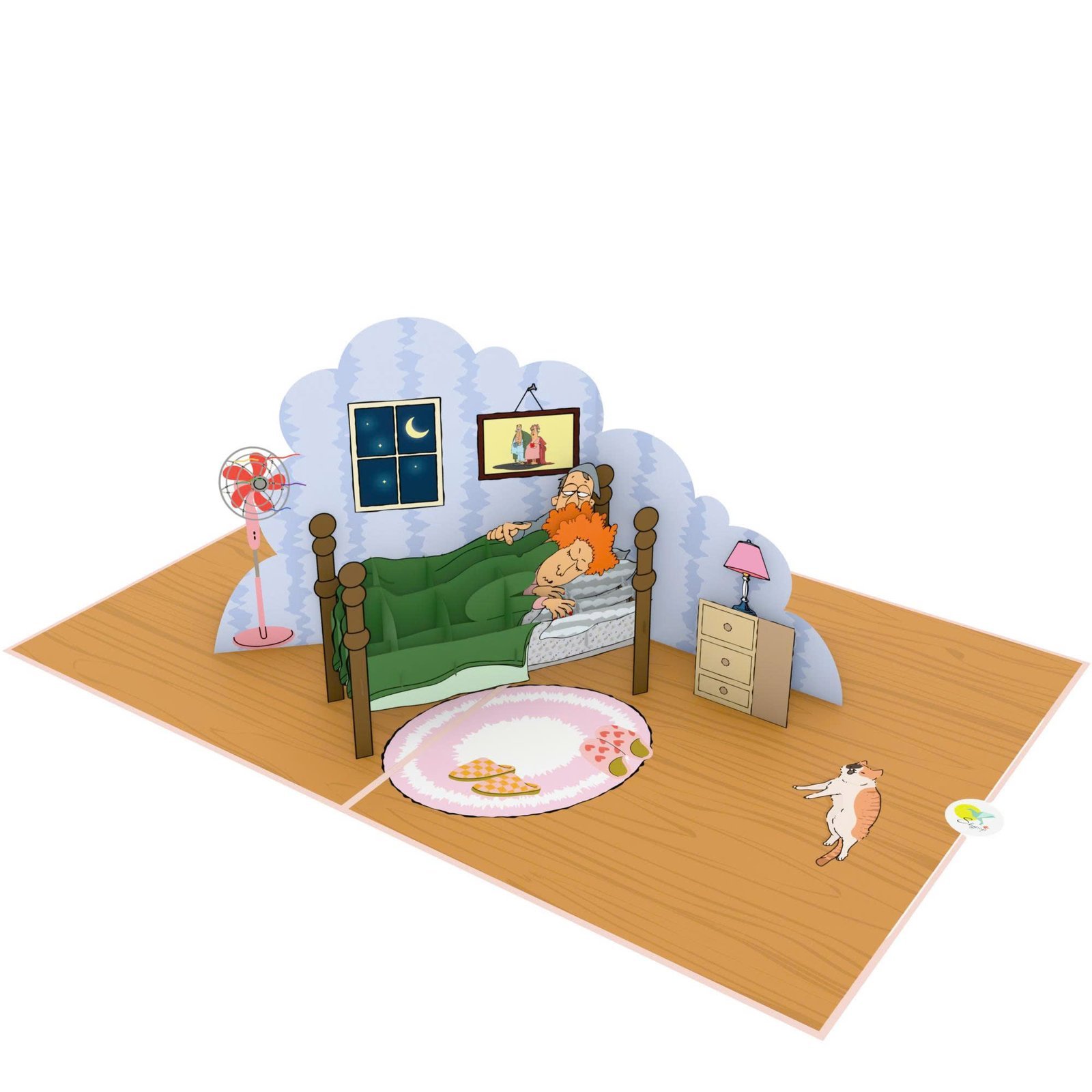 Wake Up My Lioness 3D Pop Up Card Wake Up My Lioness 3D Pop Up Card
