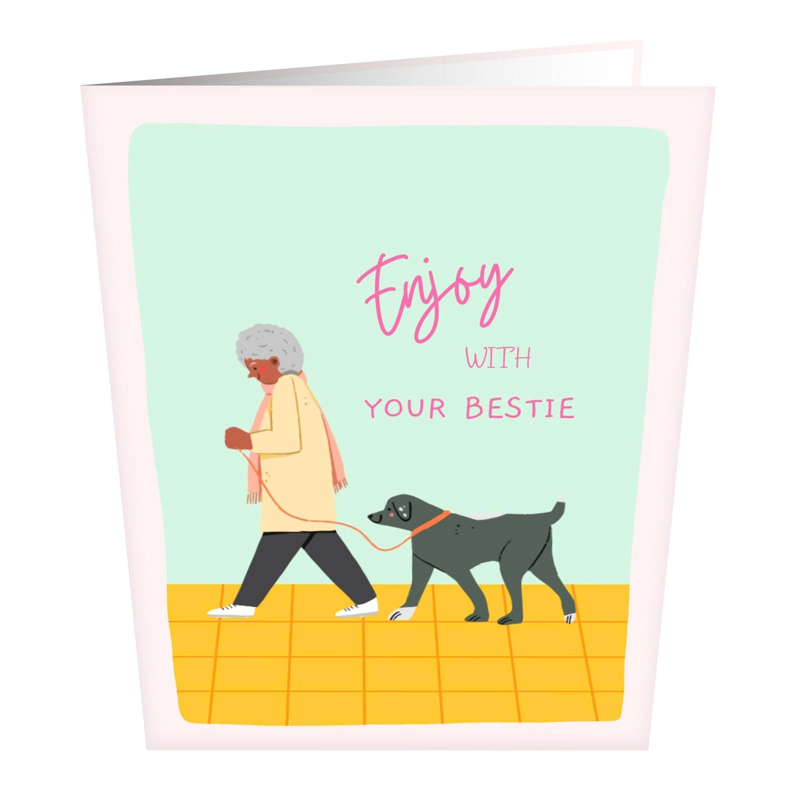 Walking Walking Greeting Card Walking Walking Greeting Card