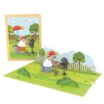 BBQ Man 3D Pop Up Card