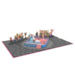 Boxer Knocker 3D Pop Up Card