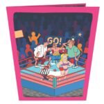 Boxer Knocker 3D Pop Up Card